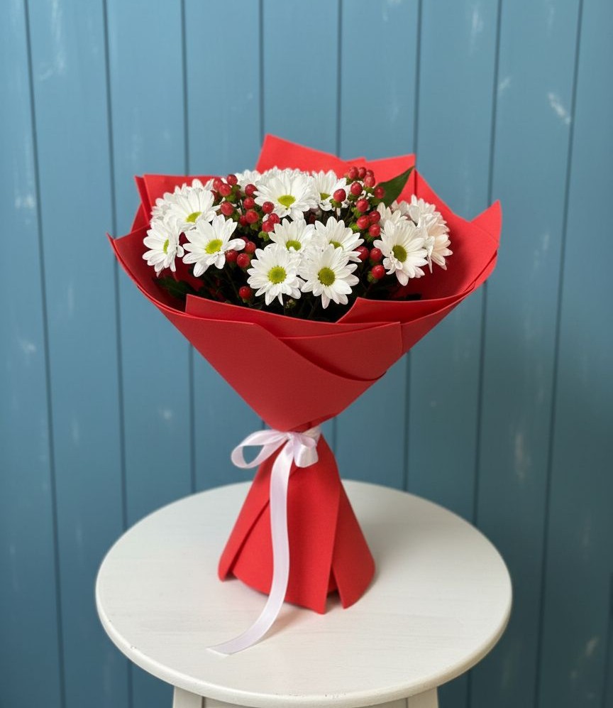 Букет цветов из: Хризантемы в Горбатовке