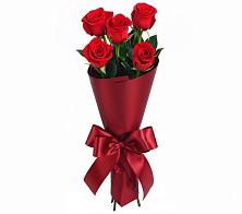 Букет 5 Красных роз Эдлесс Лав в Горбатовке