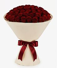 Букет 101 Бордовая роза Блэк Бакарра в Горбатовке