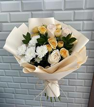 Букет цветов из:  Розы и Хризантемы в Горбатовке