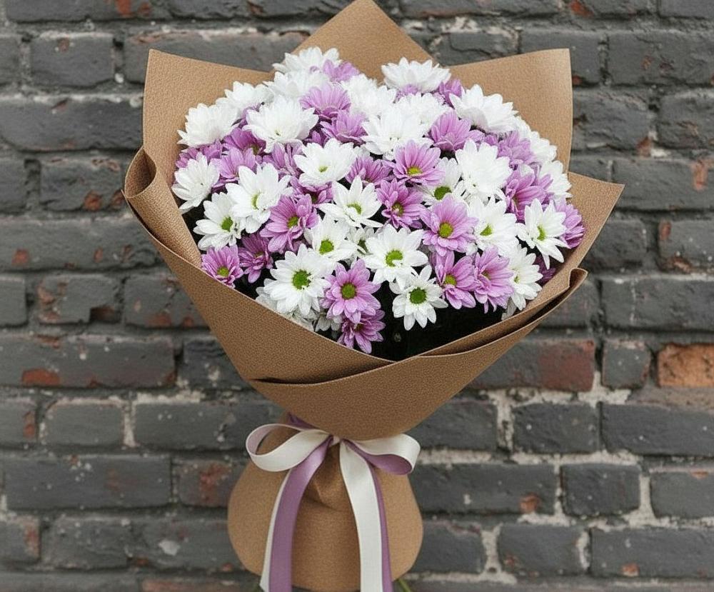Букет цветов из: Хризантемы в Горбатовке