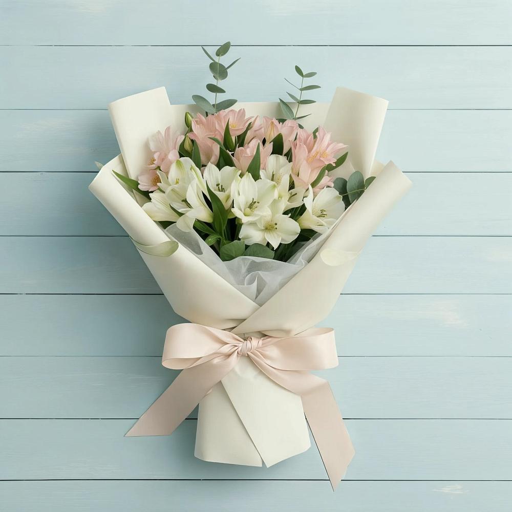 Букет цветов из: Альстромерии в Горбатовке