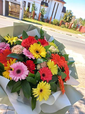 Букет цветов из: Герберы в Горбатовке