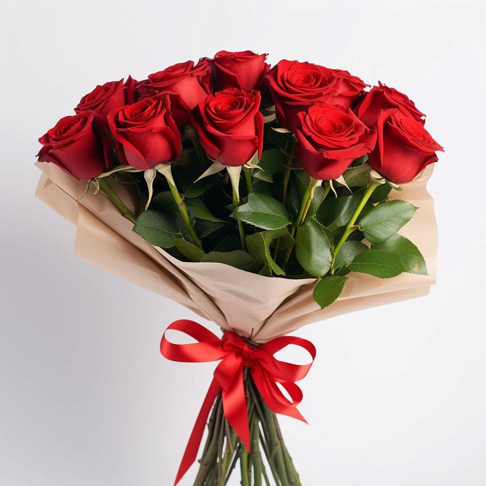 Букет 11 Красных роз Эдлесс Лав в Горбатовке